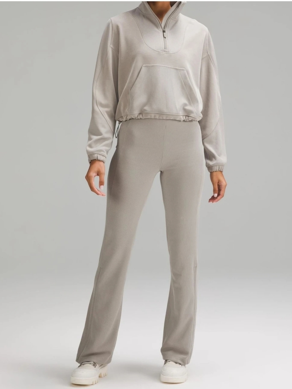 $118 Lululemon Brushed Softstreme Half Zip Pullover Size 6 - Picture 6 of 15